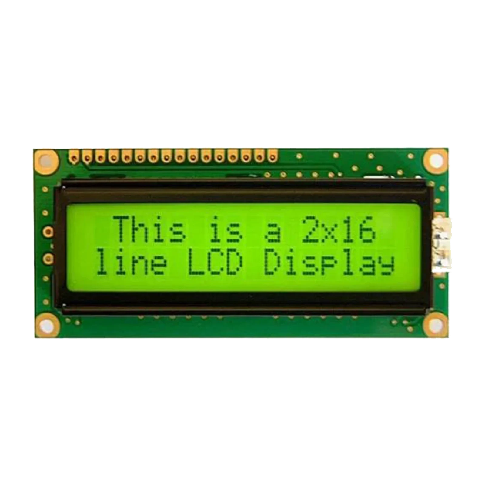16x2 LCD Module or with I2C Soldered