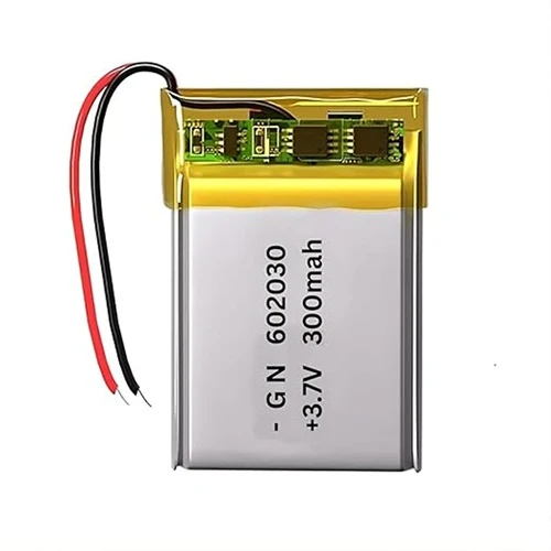 Rechargeable Lipo Batteries 3.7V, 300 mAH
