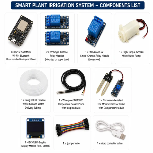IoT Smart Automatic Plant Watering & Irrigation Kit